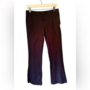 Banana Republic Bootcut Stretchy Black Low Rise Side Pocket Pants Size 6